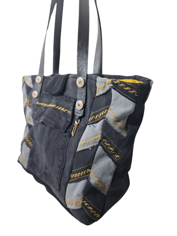 Cartera espigas pathchwork - Imagen 2