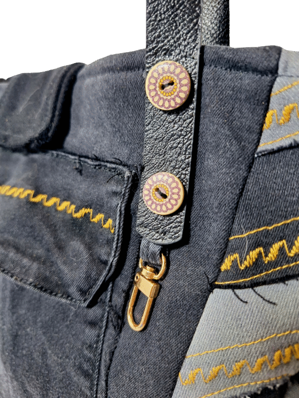 Cartera espigas pathchwork - Imagen 3
